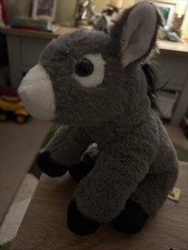 Ark Toys Donkey Grey Plush
