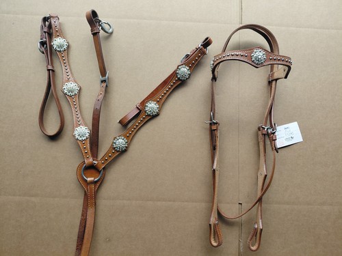 Western headstall breast - headstall,