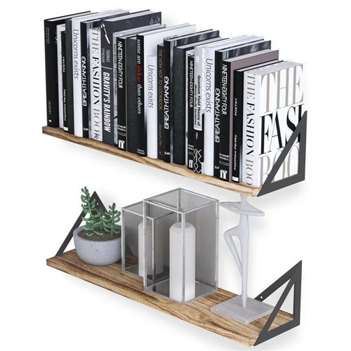 3pcs floating wooden - wooden, wall