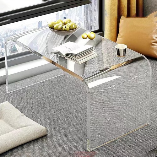 Acrylic coffee table - acrylic, end