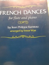 RAMEAU/ FRENCH DANCES FOR FLUTE AND PIANO, ALL PARTS
