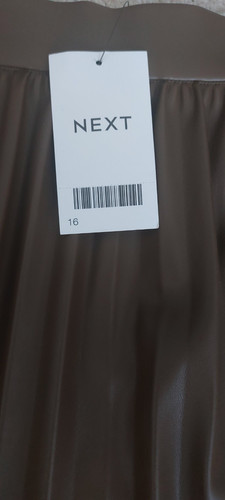 Next faux leather brown - next,