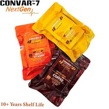 3x CONVAR-7 Emergency Energy bars - Mixed Flavours - Food Ration - MRE - Hiking