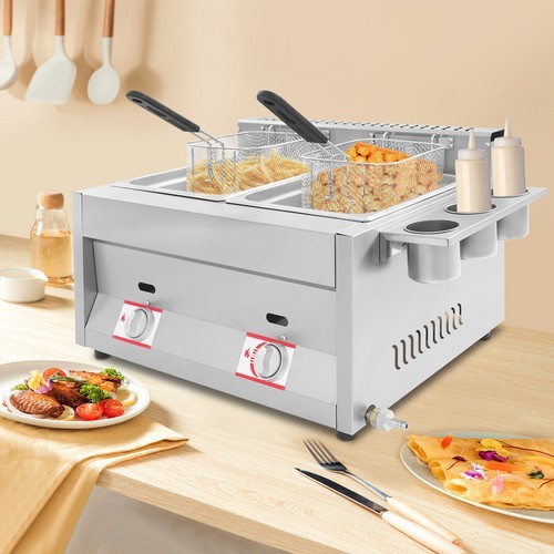 Commercial gas deep fryer - gas,