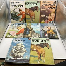 Job Lot 9 Vintage Ladybird Books Early Editions Mixed Subjects Bundle