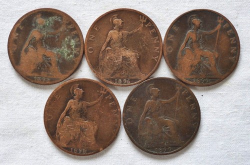 1890 coins queen victoria - queen, one
