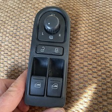 Vw T5 Electric Window Switch Right driver Genuine Folding mirors Central Locking