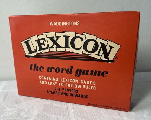 Vintage lexicon word - lexicon, game