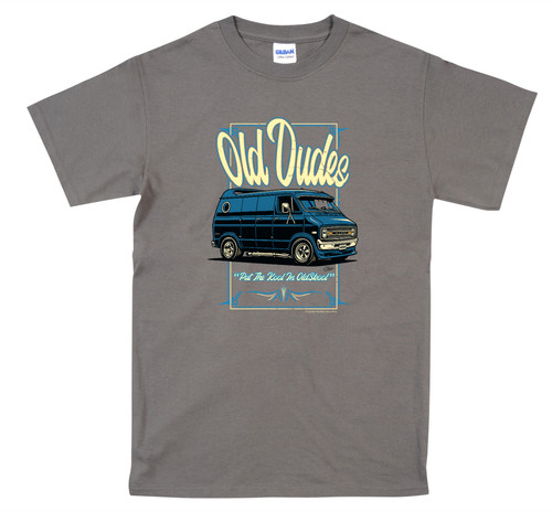 Old dudes branded shirt - dudes, t