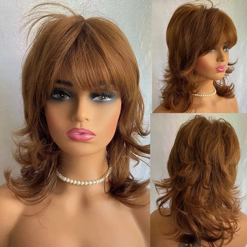 Shoulder length auburn - shoulder,