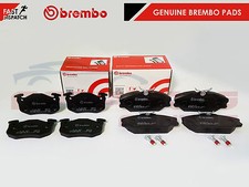 FOR RENAULT CLIO SPORT 172 182 FRONT REAR GENUINE BREMBO BRAKE PADS BRAND NEW