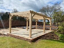 Oak Pergola 6m x 3m Handmade
