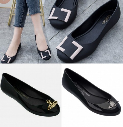 Womens ladies flat - flat, slip