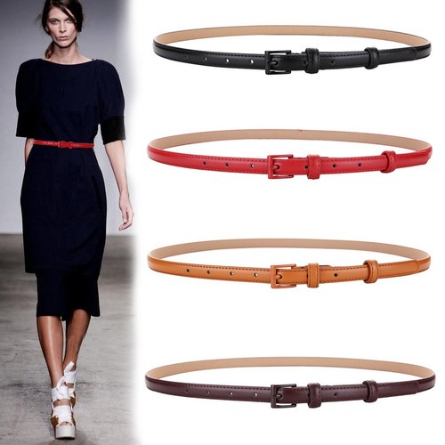Ladies genuine leather belt - genuine,