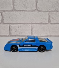 Vintage Corgi Chevrolet Camaro Goodyear Diecast Model Blue Turbo Car 1:43