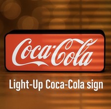Coca-Cola LED Lightbox Sign Illuminated Wall Display Collectables Gift