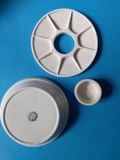 Rare Antique George Rowney  Porcelaine pallete 8.5" 