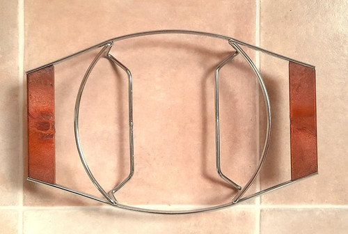Vintage chrome trivet