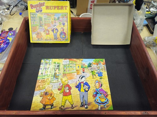 Rupert bear puzzler pieces - bear,