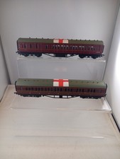 Bachmann Red Cross Coaches Composite A D Brake Second Lms Maroon Rare Unboxed