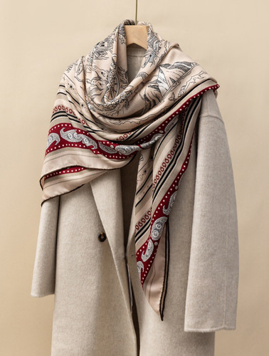 Cashmere silk shawl - 30%,