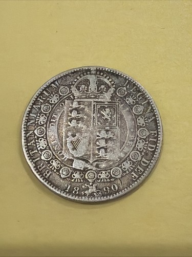 1890 great britain half crown - great,