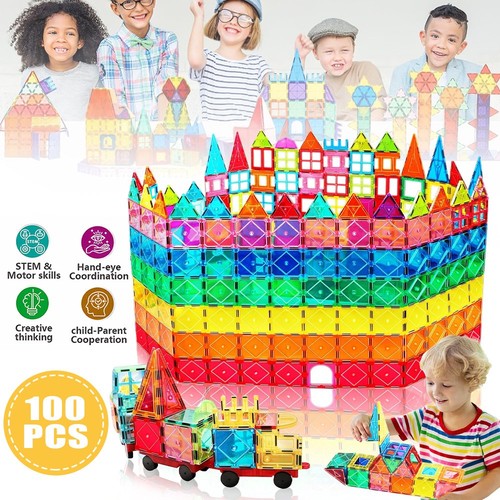 100pcs magnetic tiles - 100pcs,
