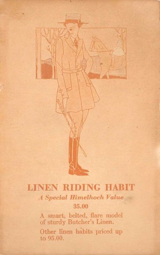 Women linen riding habit - women's,