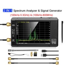 TinySA Ultra Spectrum Analyzer 100kHz-5.3GHz Frequency Analyzer Signal Generator