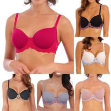 Wacoal Lingerie Embrace Underwired Padded Lace Contour Bra 853191