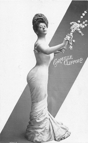 Postcard actress theatre - postcard,