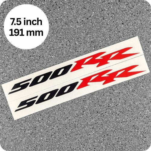 500rr cbr decals black red - decals,