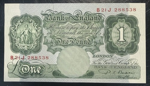 One pound note - one, £1