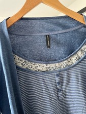 Marks & Spencer Womens long sleeve top faux cardigan faux layered