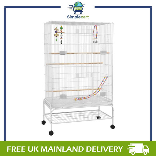 Bird cage with stand - bird, wheels