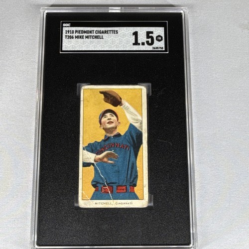 T206 mike mitchell 1910 - t206,