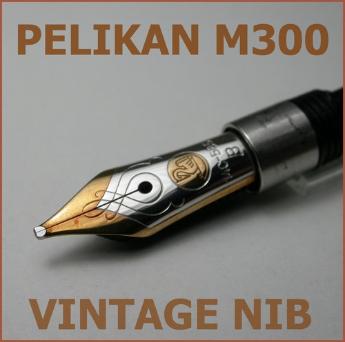Pelikan m300 nib 14c 585 - 585, gold