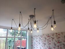 Made.com 9 arm pendant ceiling industrial light