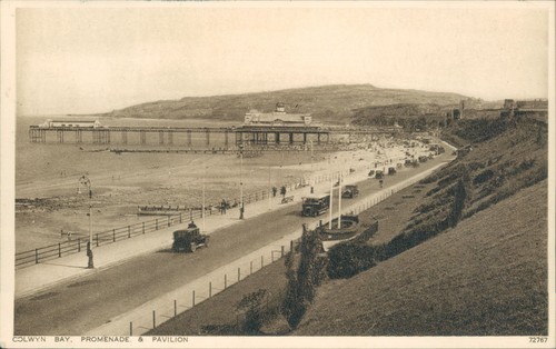Colwyn bay promenade and