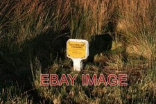 PHOTO  GAS PIPE MARKER MARKING THE LOCATION OF THE UNDERGROUND GAS PIPE. REMEMBE