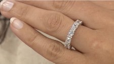 Diamonique 4.6ct tw Eternity