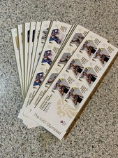 Royal Mail Team GB London 2012 Gold Medal Winners First Class Stamps Full Set