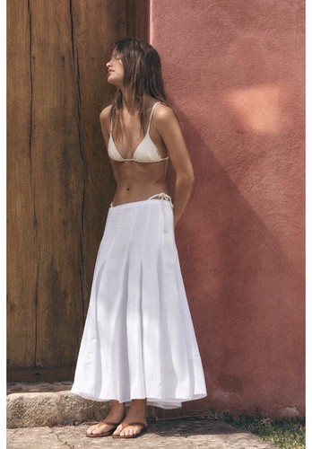 Zara trf godet midi - zara, skirt
