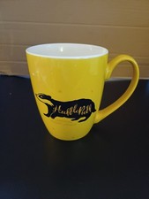 Harry Potter Hufflepuff House Mug Yellow Badger Official Warner Bros Coffee Tea