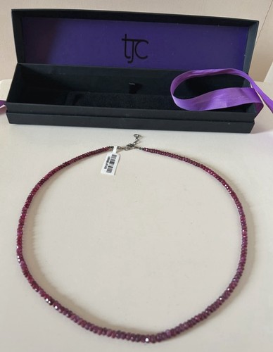 Bnwt garnet beaded - beaded, necklace