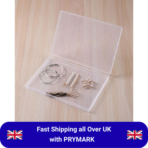 Flat rectangular plastic clear - rectangular,