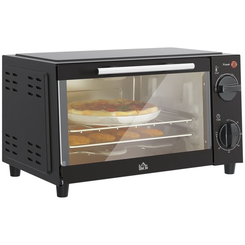 Homcom mini oven countertop - oven, 9l