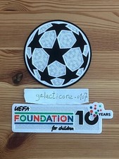 2024-2025 UEFA Champions League Final Starball Foundation 10 Years Patch Badge