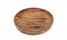 Mango Wood Plate 22cm Round
