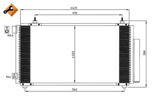 Nrf 35576 condenser air - 35576, condenser,